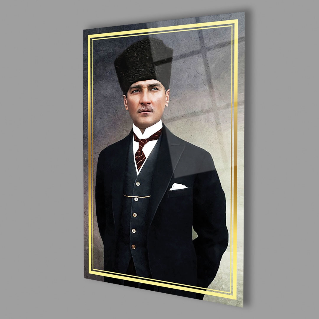 Atatürk%204mm%20Dayanıklı%20Cam%20Tablo%20Temperli%20Cam,%20Ataturk%20Glass%20Wall%20Decor