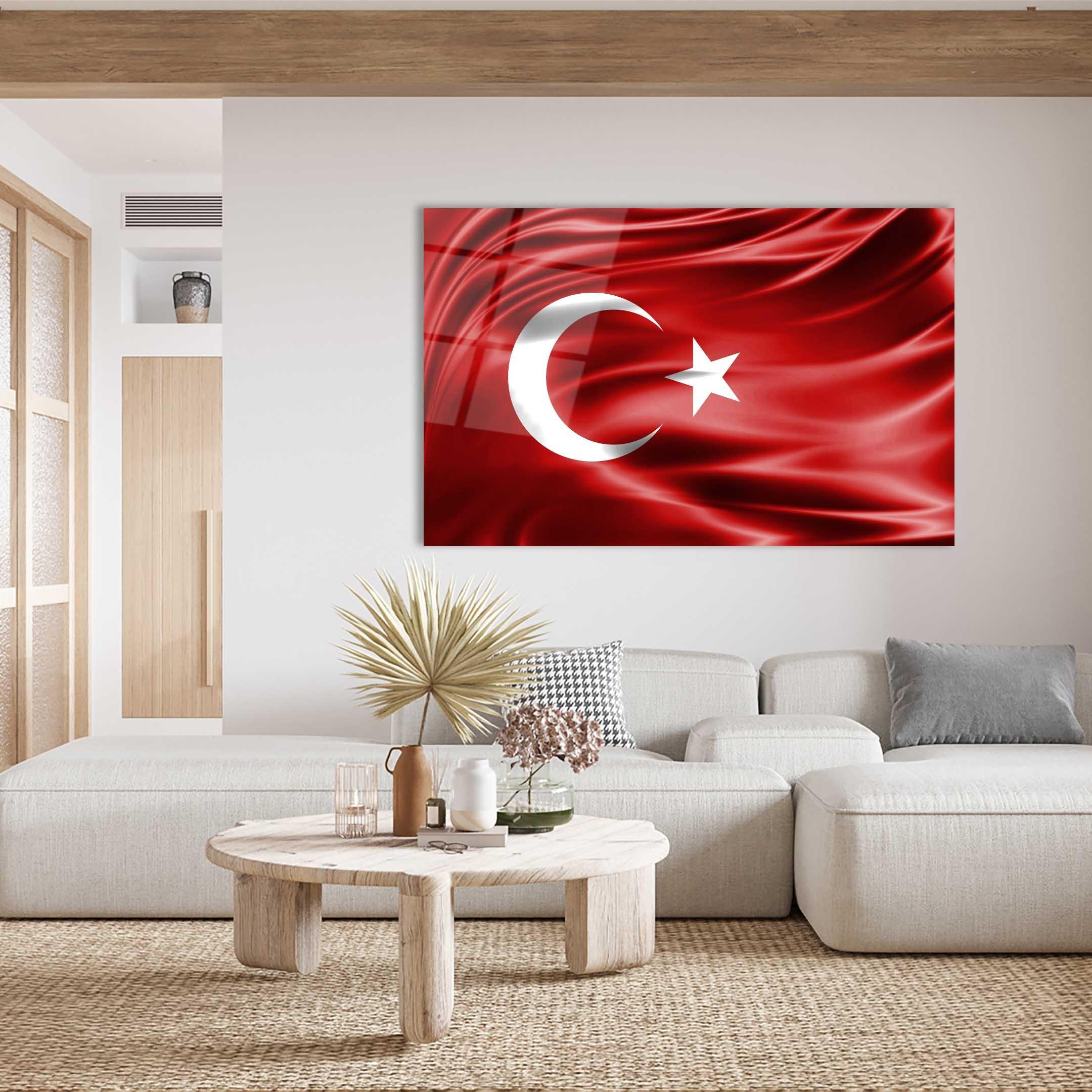 Kırmızı%20Dalgalı%20Türk%20Bayrağı%20Cam%20Tablo%20Red%20Wavy%20Turkish%20Flag%20Glass%20Painting