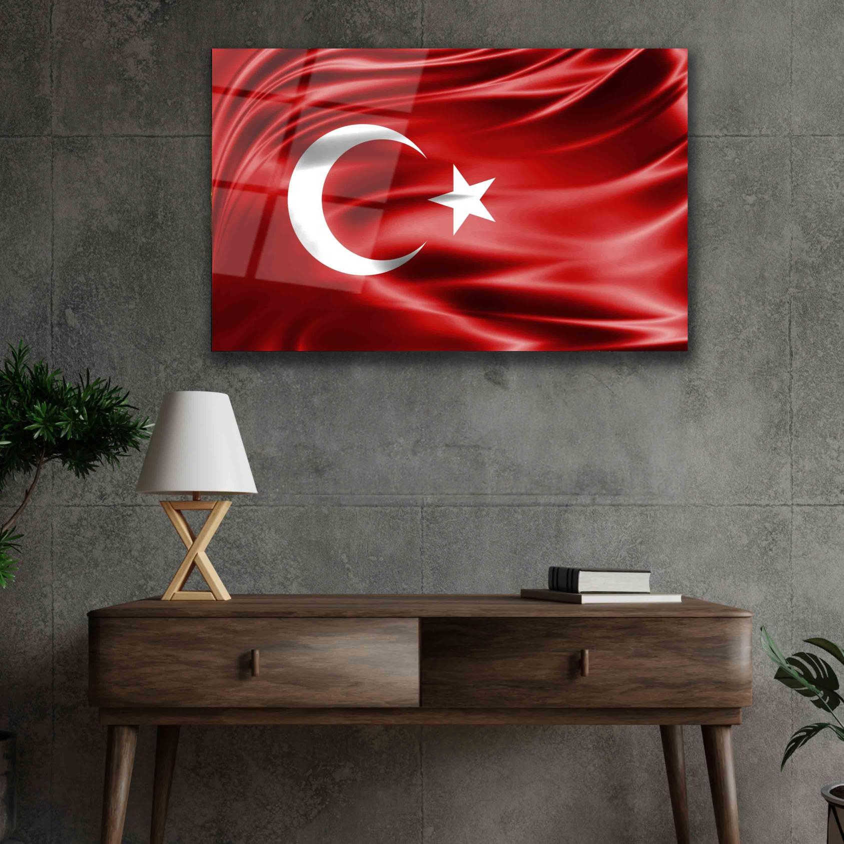 Kırmızı%20Dalgalı%20Türk%20Bayrağı%20Cam%20Tablo%20Red%20Wavy%20Turkish%20Flag%20Glass%20Painting